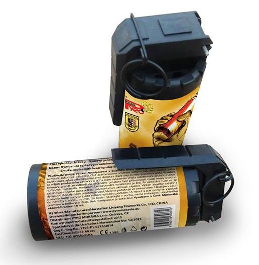 Dýmový granát PZ oranžový