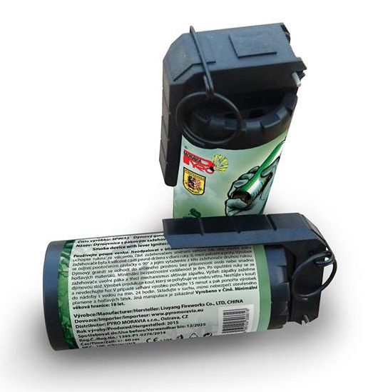 Dýmový granát PZ zelený