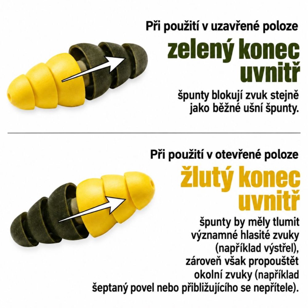 Špunty do uší COMBAT ARMS EARPLUGS s pouzdrem