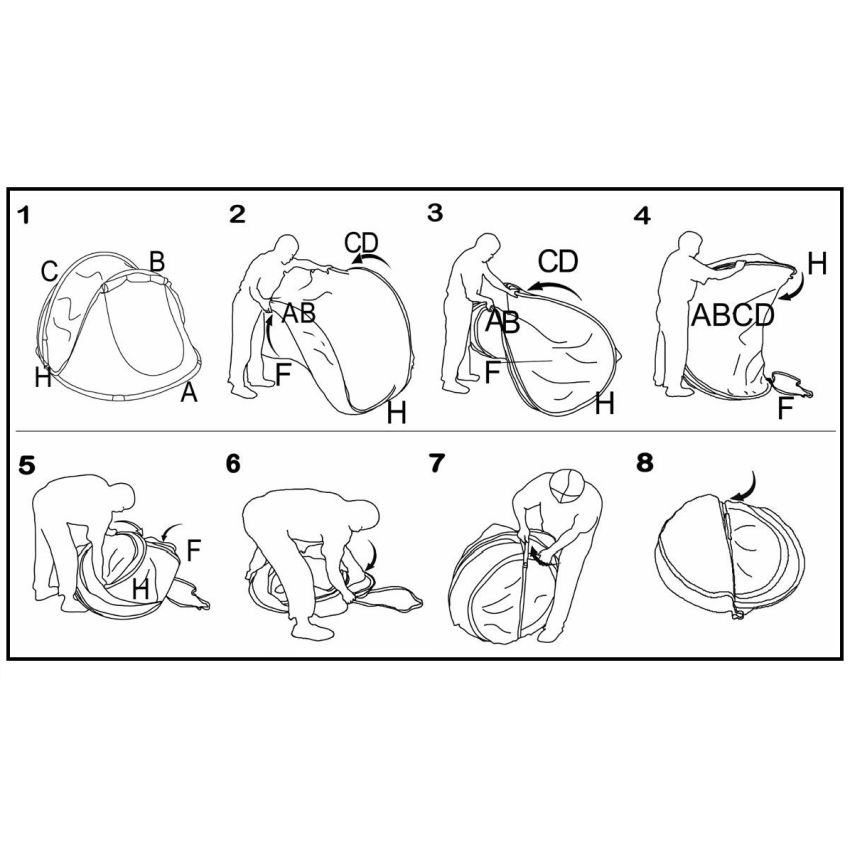 Vrhací samostavěcí stan OLIV