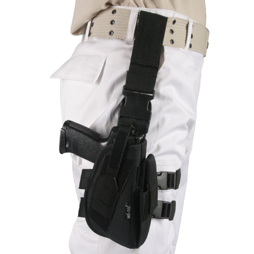 Pouzdro pistolové STEHENNÍ  KLASIC   Černé