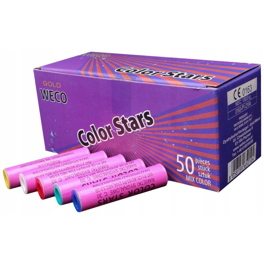 Signální raketky GOLD WECO - COLOR STAR