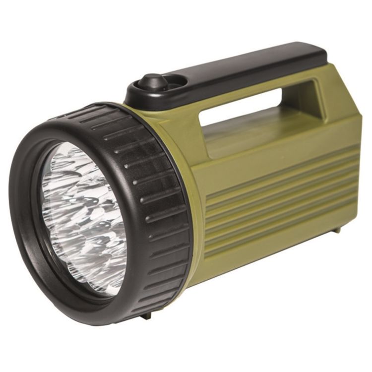 Svítilna ruční CAMPING 19diod oliv