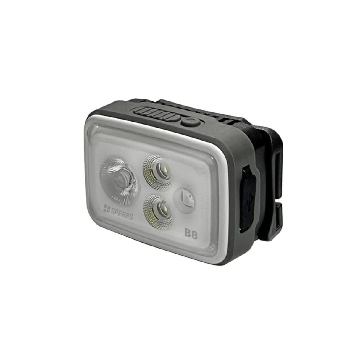 Svítilna čelová B8 RGB dobíjecí 700L,70M SPERAS