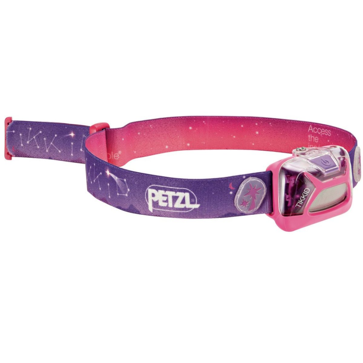 Svítilna čelová dětská PETZL TIKKID Hybrid RŮŽOVÁ