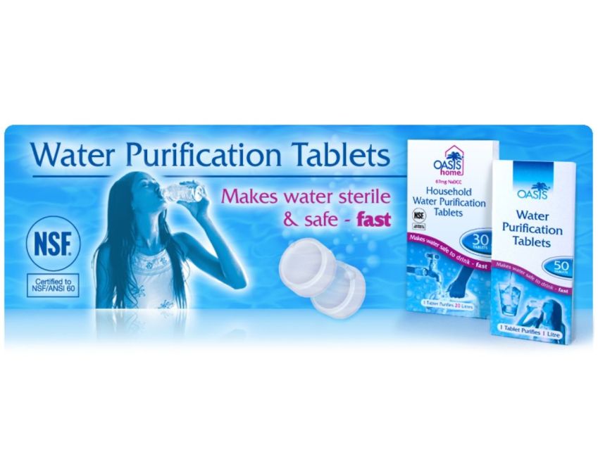 Tablety na čištění vody OASIS 10ks