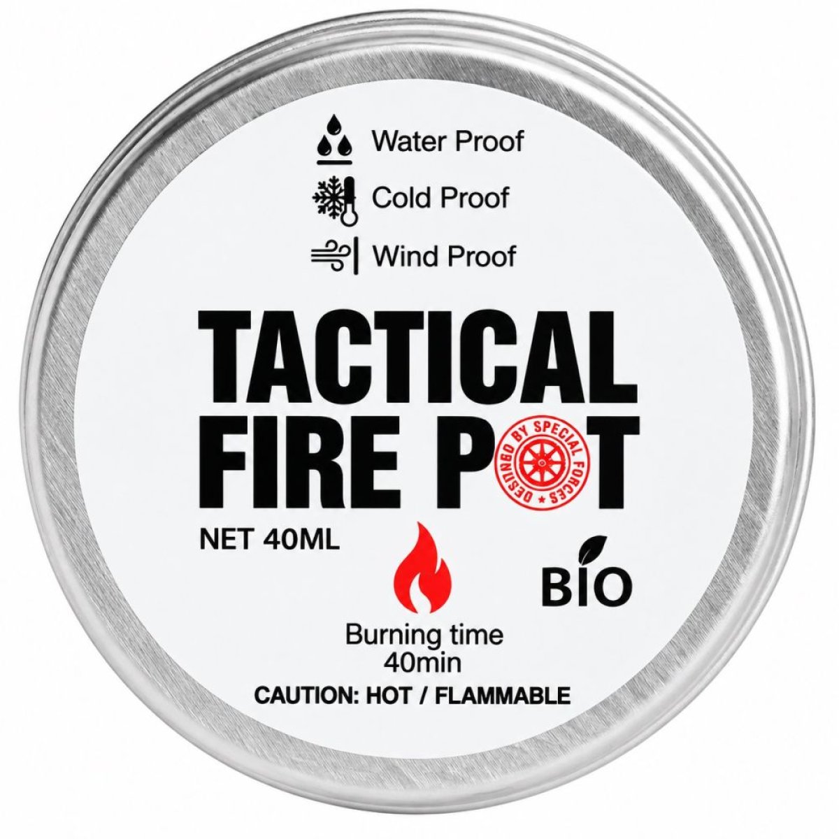 Tactical Foodpack Fire Pot – palivový vařič 40 ml