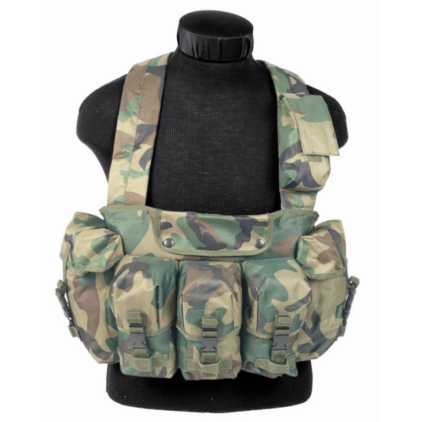 Nosný systém Chest Rig - Woodland