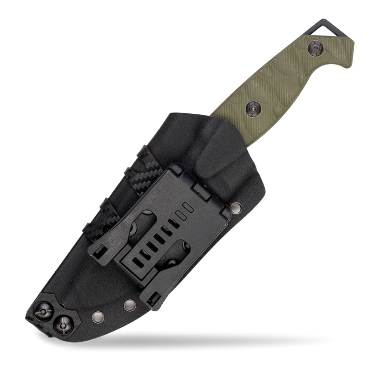 Taktický nůž MIL-TEC Ridge G10 s Kydex pouzdrem - olivový