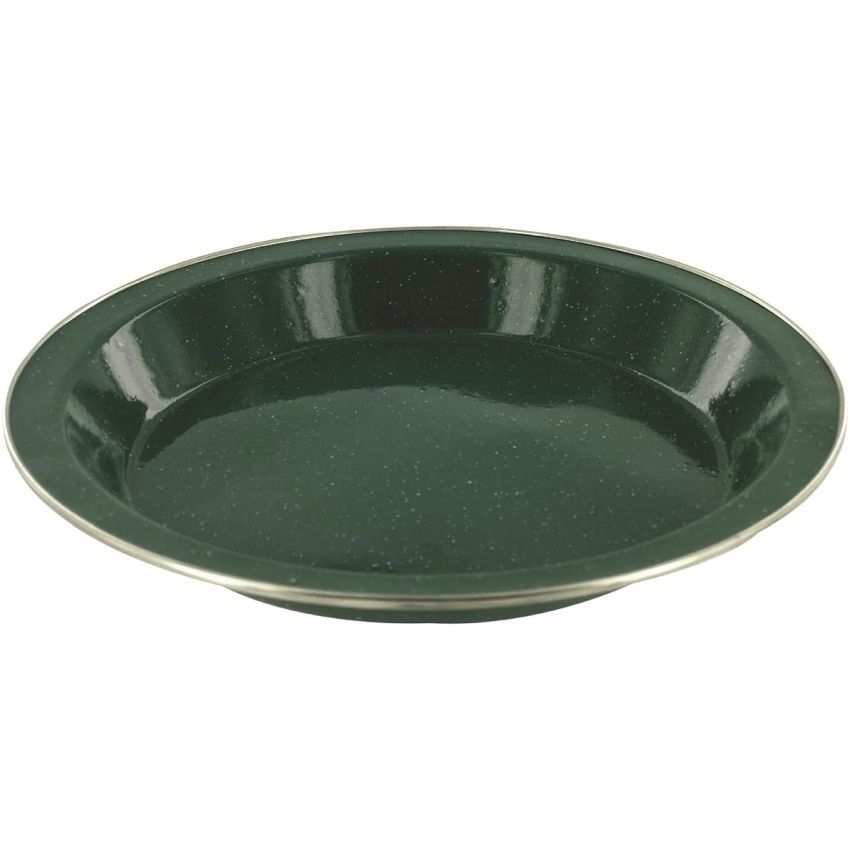 Smaltovaný plechový talíř HIGHLANDER zelený