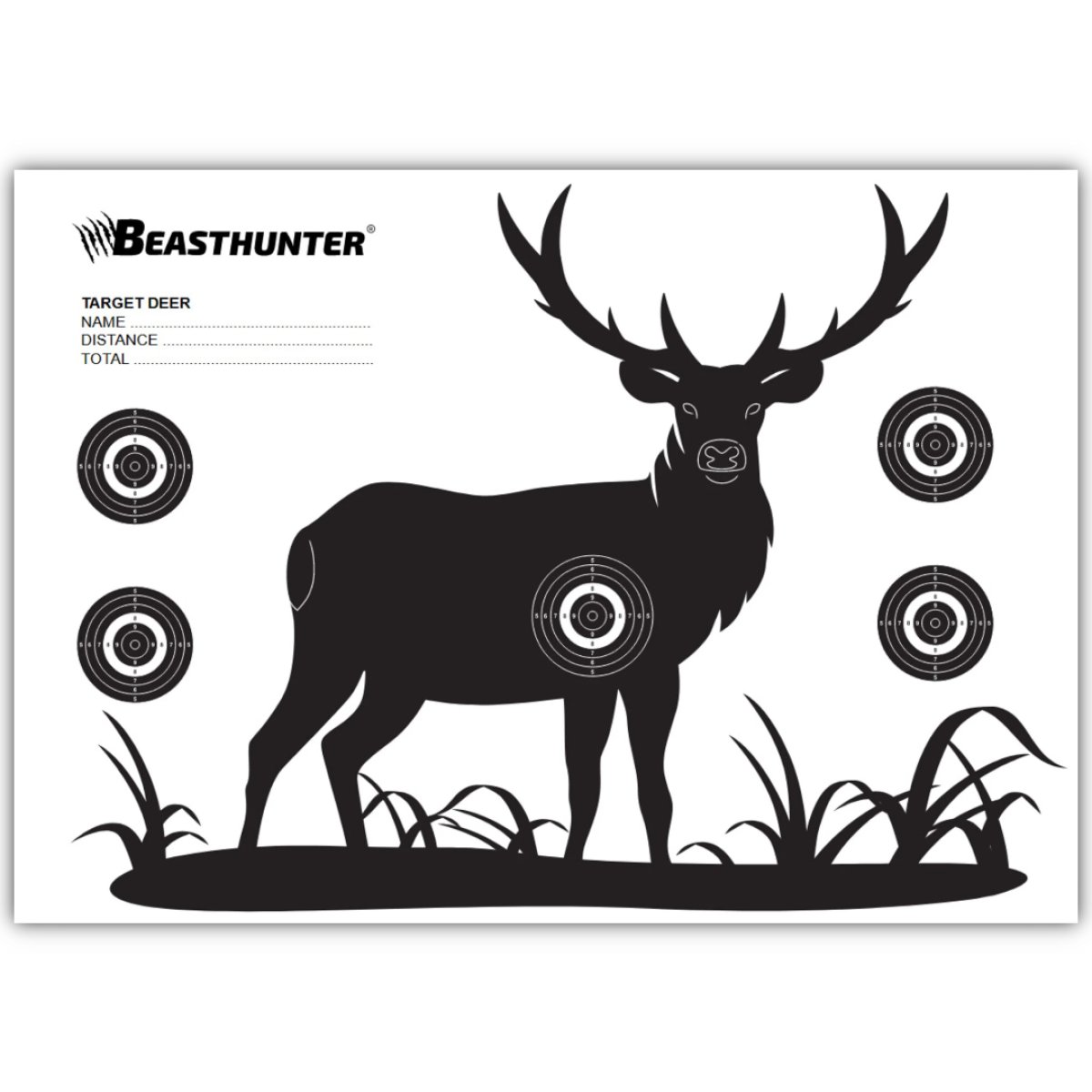 Terč silueta JELEN Beast Hunter 10ks