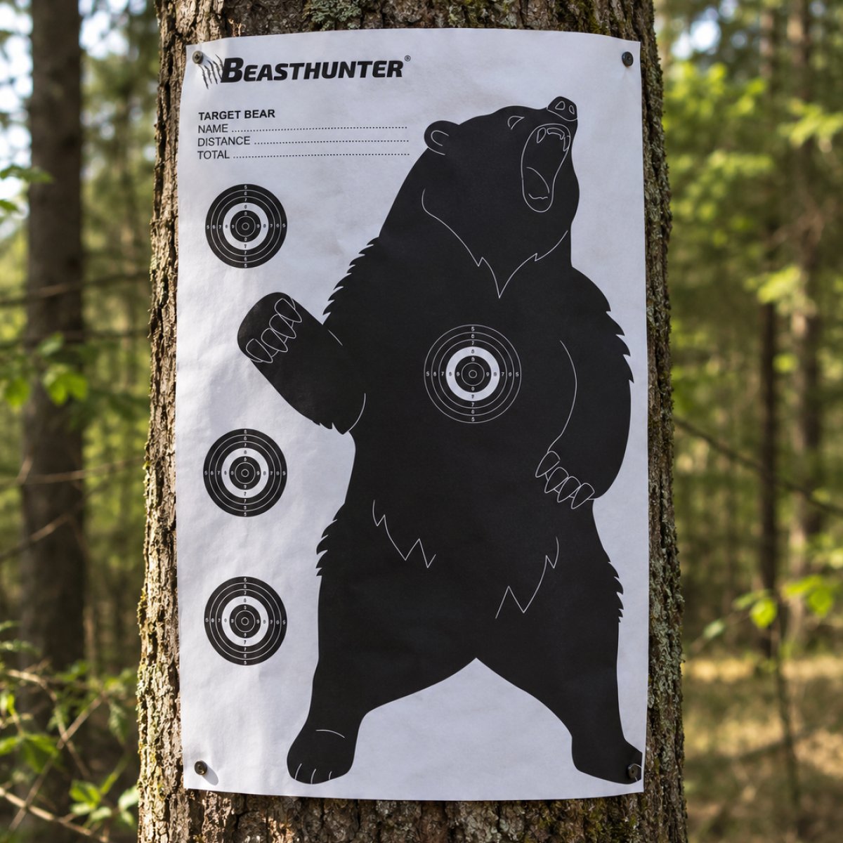 Terč silueta MEDVĚD Beast Hunter 10ks