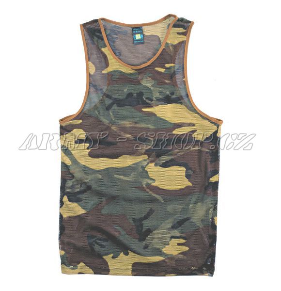 Tílko RUSIA maskáčové - síťované