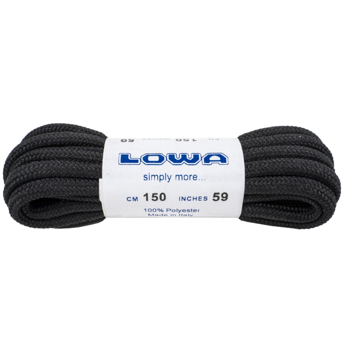Tkaničky LOWA 150cm ČERNÉ