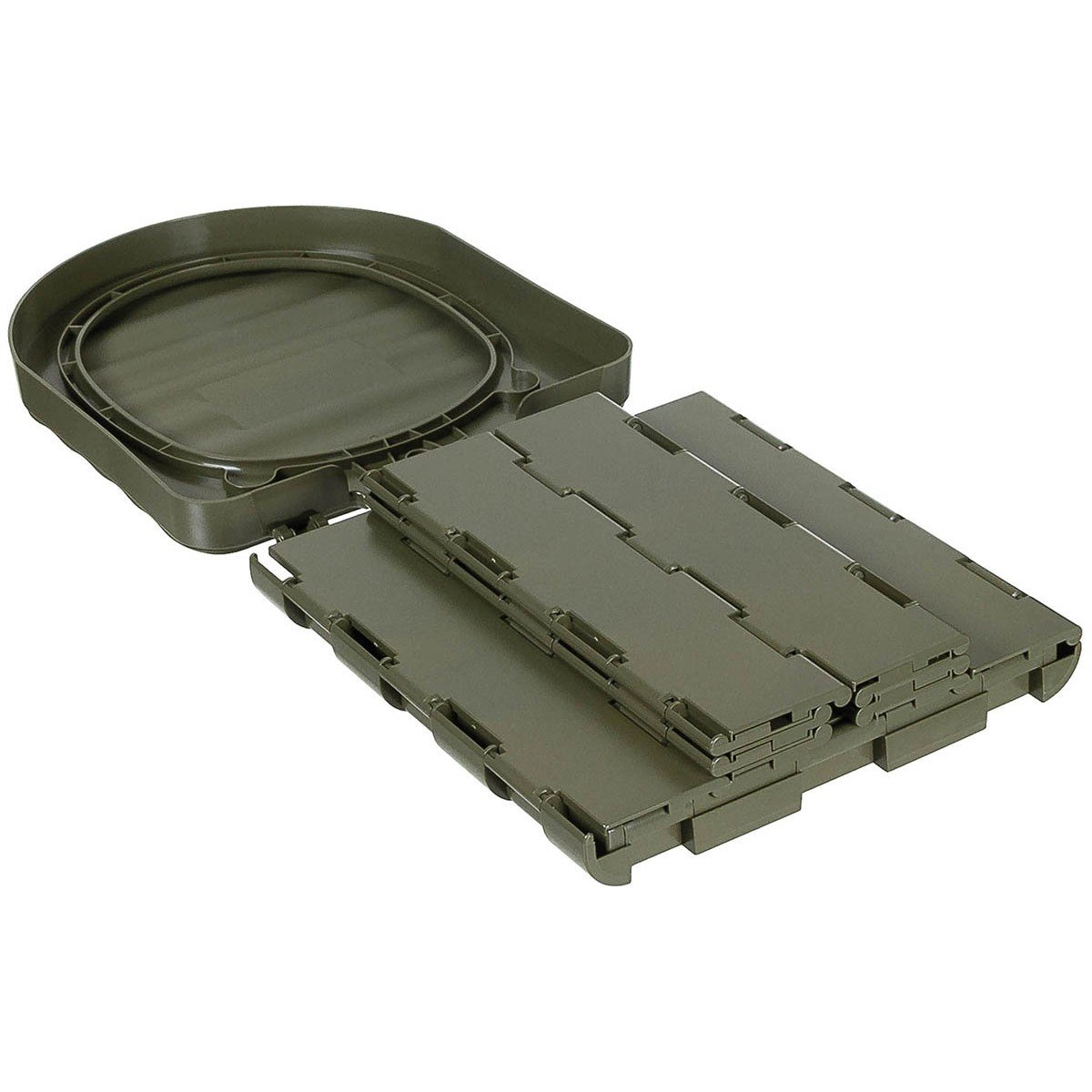 Toaleta CAMPING skládací přenosná khaki