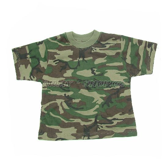 Tričko Dětské - woodland