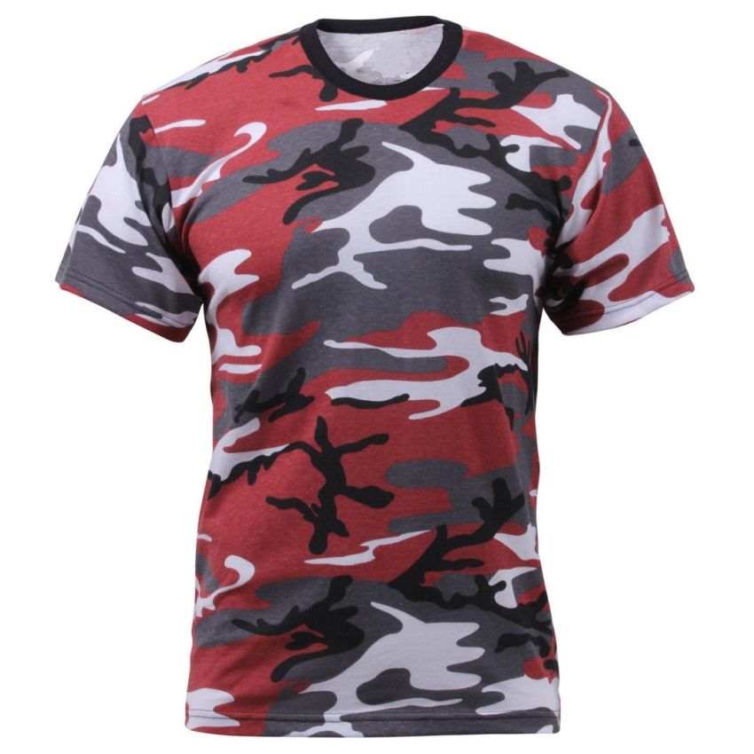 Tričko  RED CAMO
