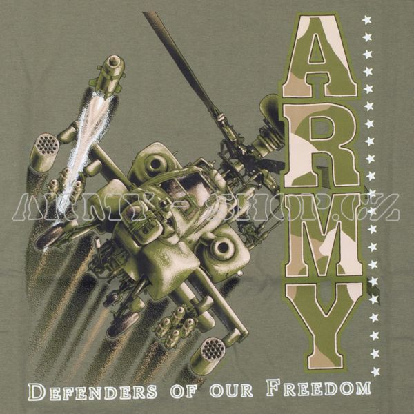 Triko olivové DESIGN ARMY 4