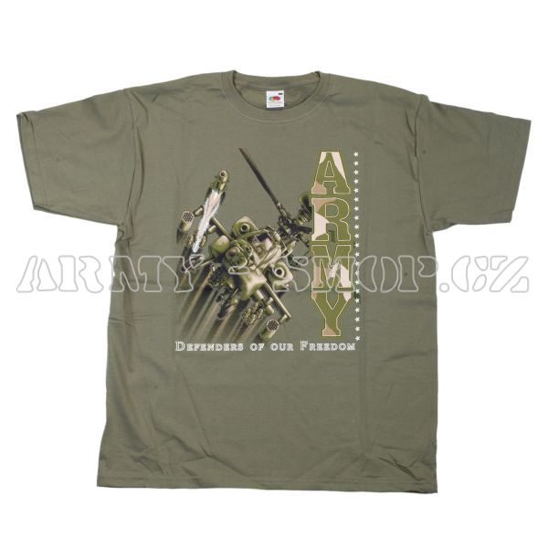 Triko olivové DESIGN ARMY 4