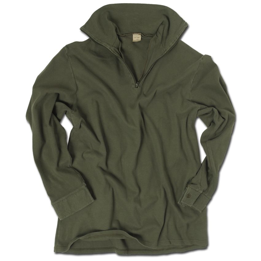 Triko polorolák zip FRANCIE oliv