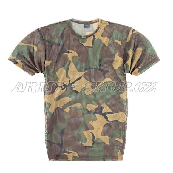 Triko RUSIA maskáčové - síťované