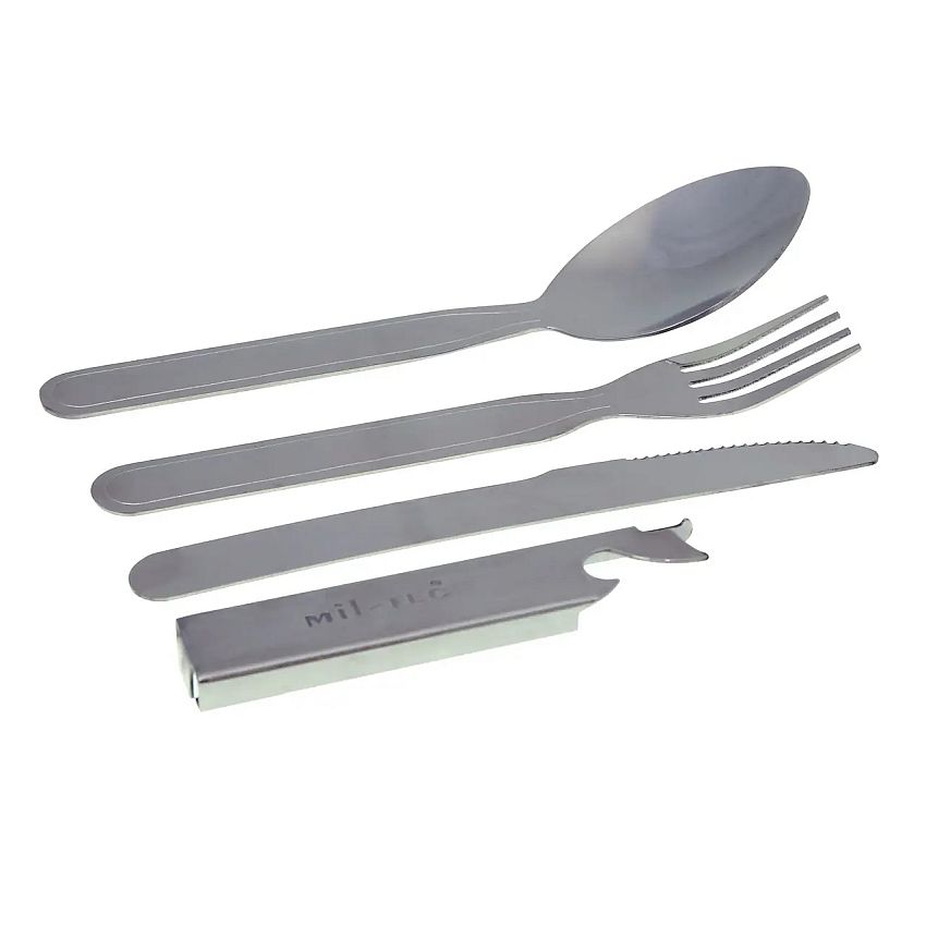 Turistický třídílný skládací příbor Mil-Tec