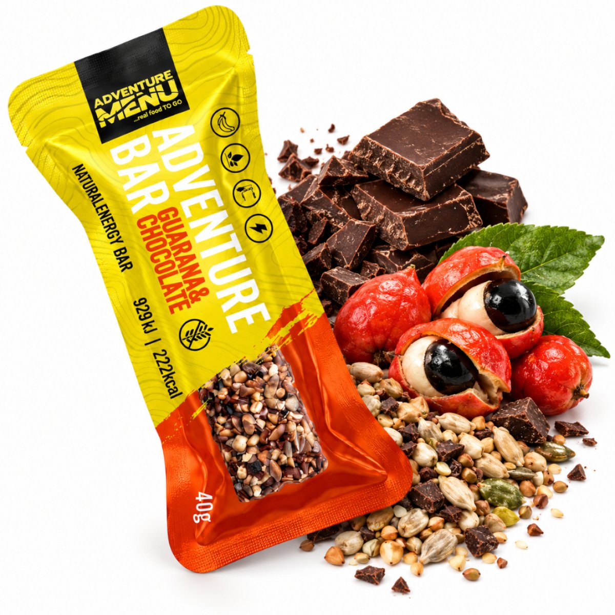Tyčinka Adventure Bar Guarana & Chocolate