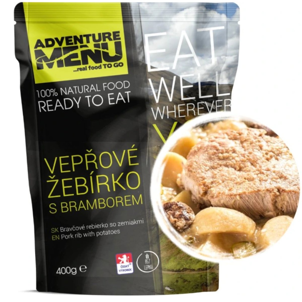 Vepřové žebírko s bramborem 400g ADVENTURE MENU