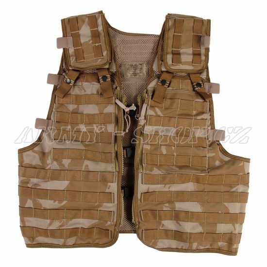 Taktická vesta MOLLE british desert