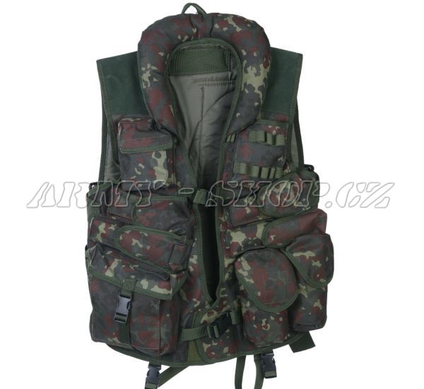 US taktická vesta s pevným límcem - Vz. Punktarn