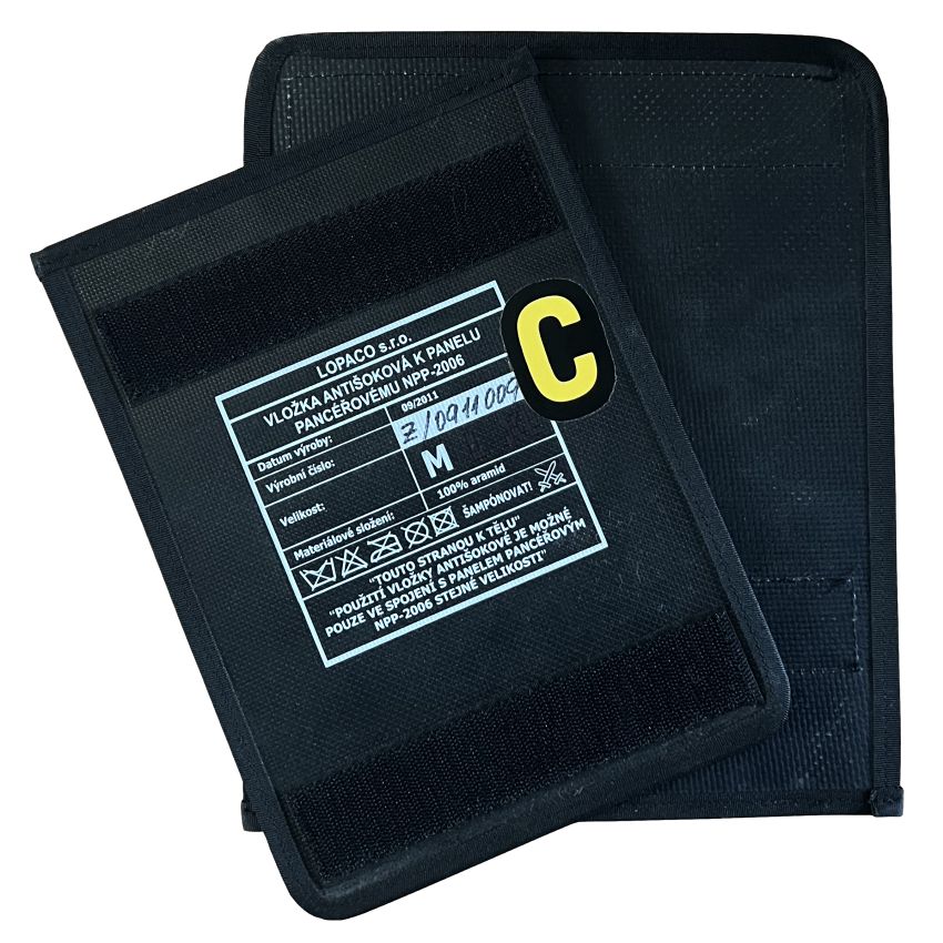 Vložka antišoková k panelu pancéřovému NPP 2006