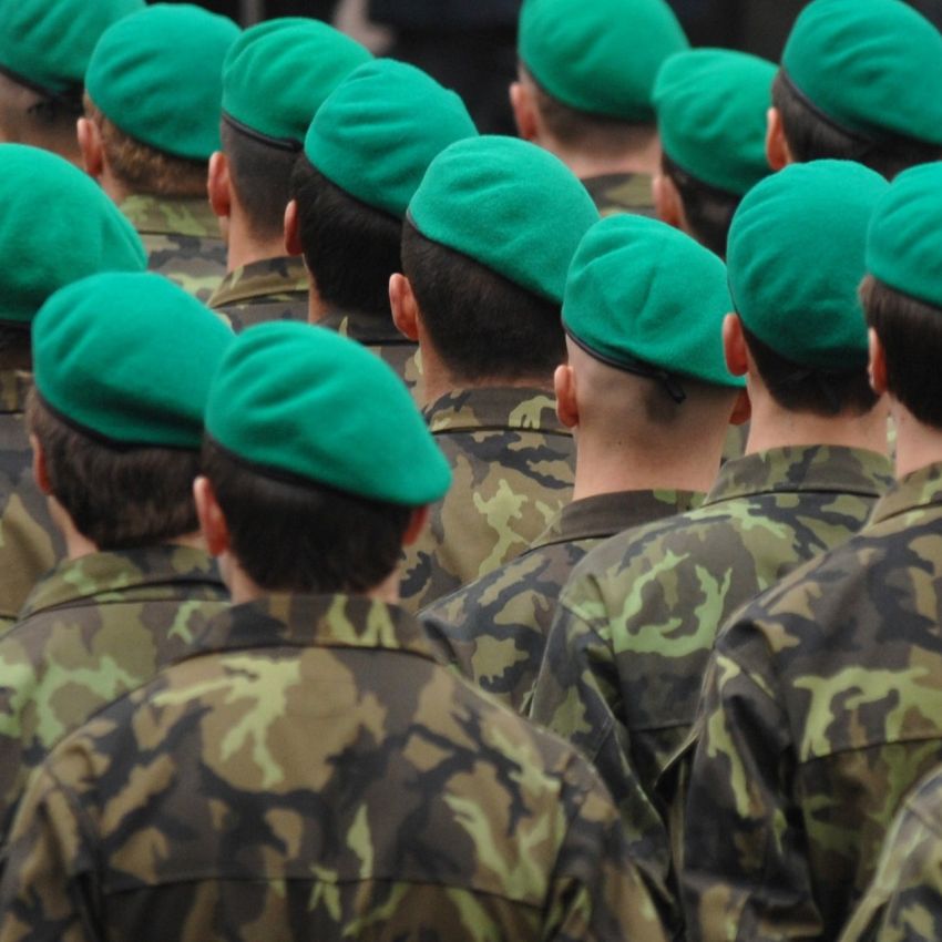 Baret ČESKÁ ARMÁDA světle-zelený