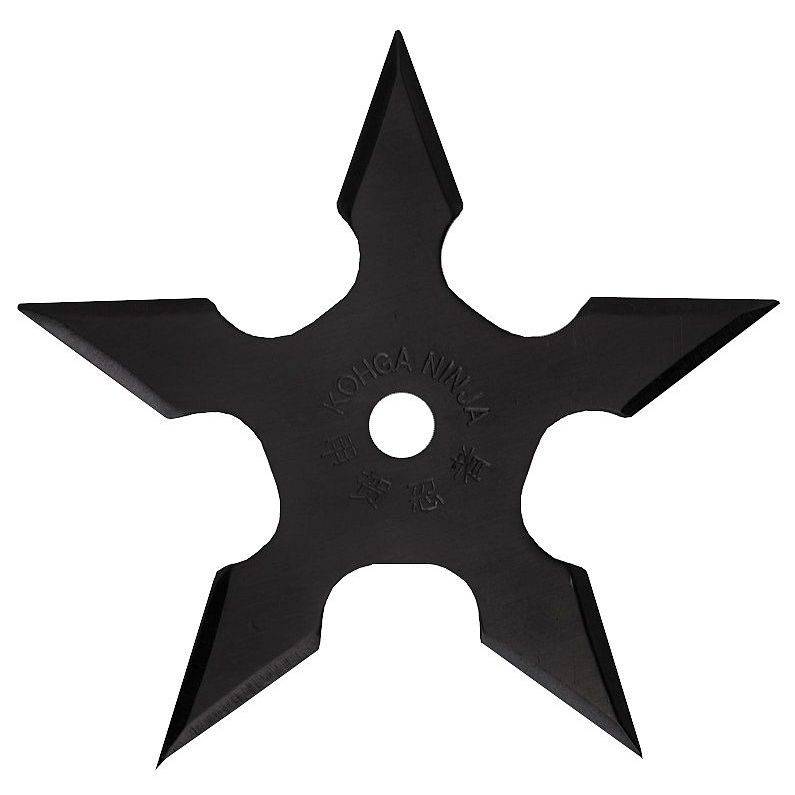 Hvězdice NINJA černá 5 cípů