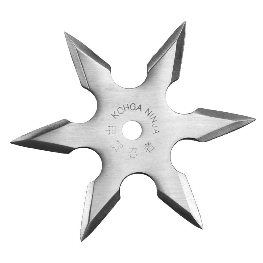 Hvězdice NINJA chrom  6 cípů