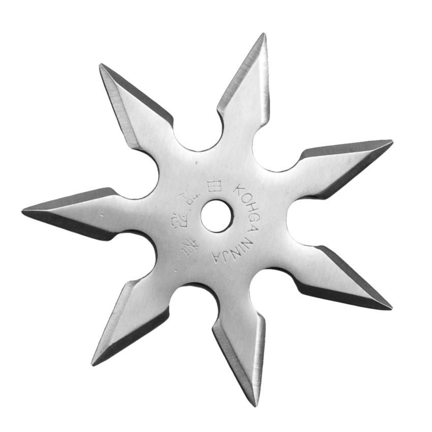 Hvězdice NINJA chrom 7 cípů