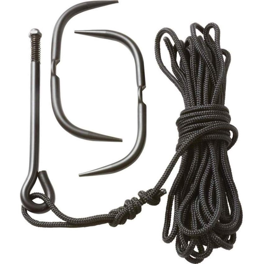 Kotva vrhací ANKER s lanem 10m ČERNÁ Mil-Tec