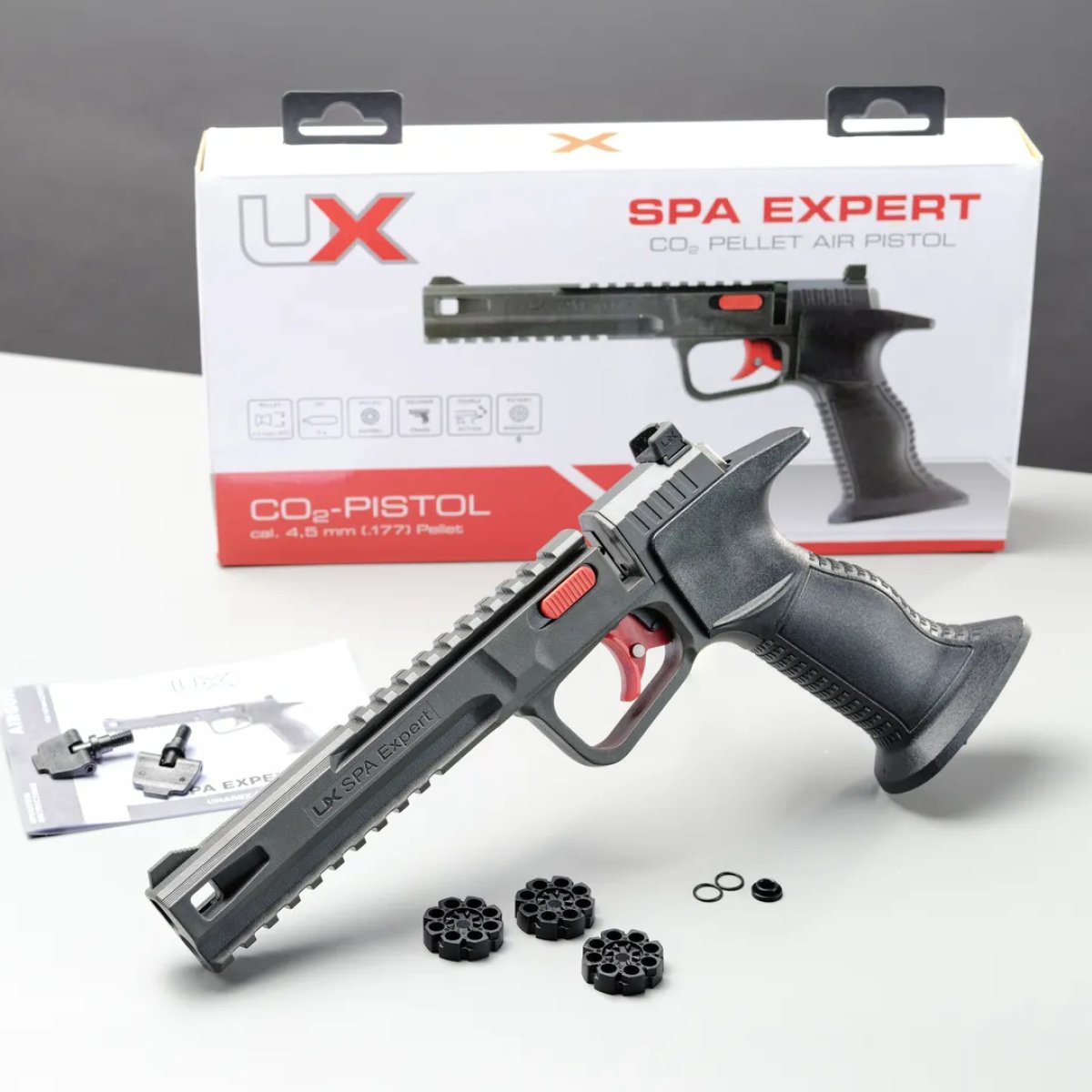 Vzduchová pistole UX SPA Expert cal.4,5mm