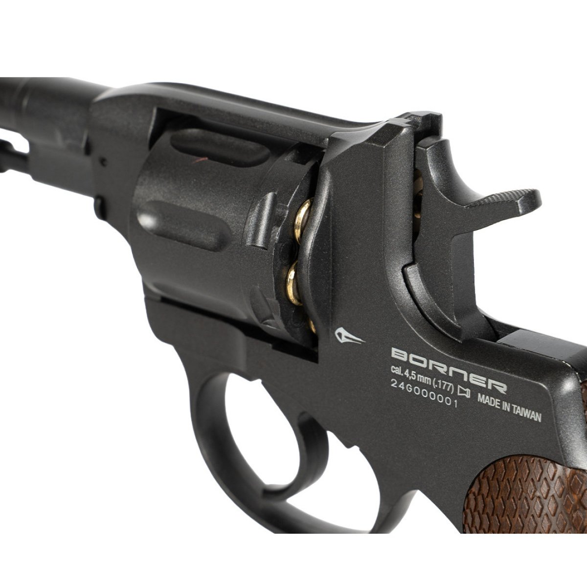 Vzduchový revolver Borner Nagant NGT-P black