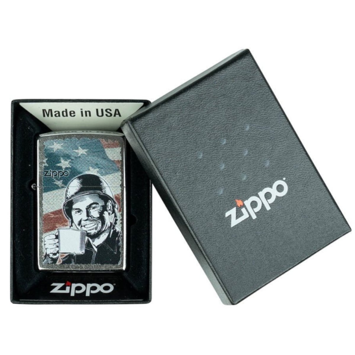 Zapalovač ZIPPO G.I. Joe Coffee