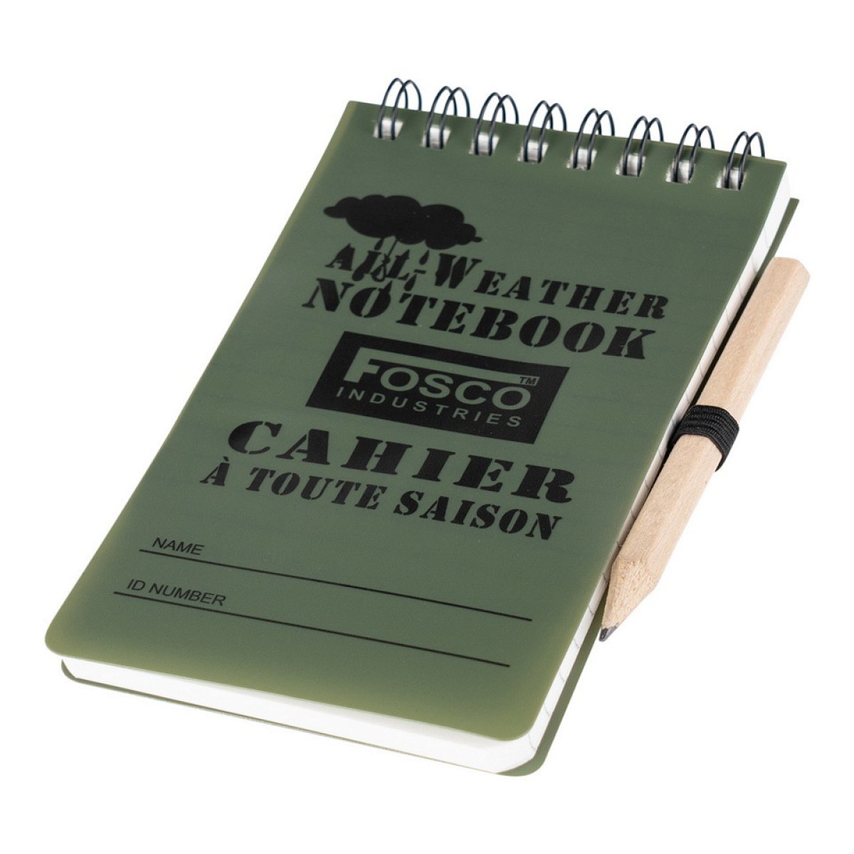 Zápisník voděodolný ALL WEATHER s tužkou SMALL