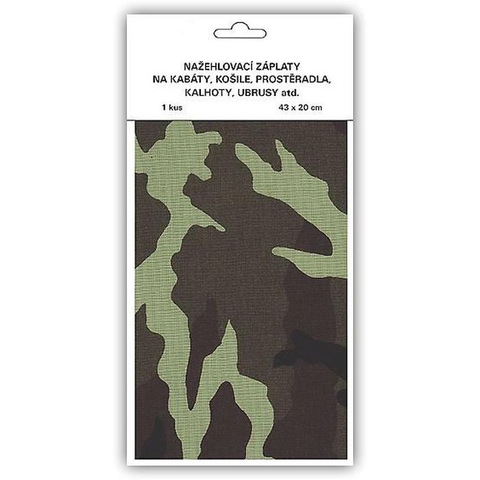 Záplata maskáčová - 43x20cm