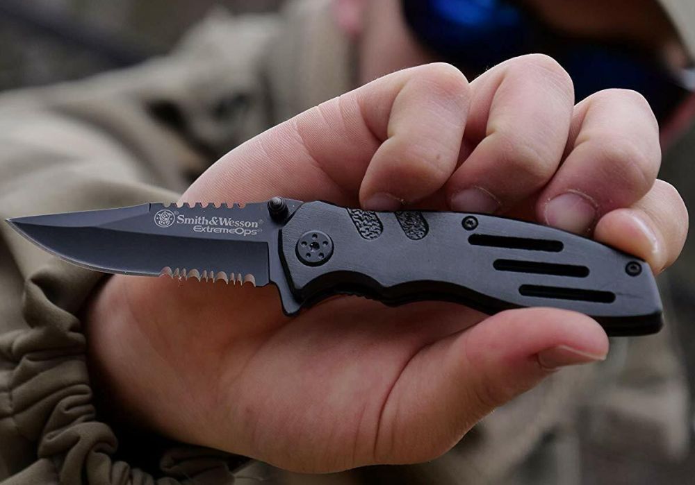 Nůž zavírací Smith & Wesson SWA24SCP