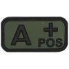 Nášivka 3D PVC A+ POS bojová