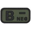 Nášivka 3D PVC B- NEG bojová