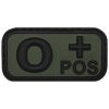 Nášivka 3D PVC 0+ POS bojová