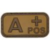 Nášivka 3D PVC A+ POS pouštní