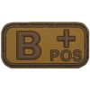 Nášivka 3D PVC B+ POS pouštní