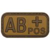 Nášivka 3D PVC AB+ POS pouštní