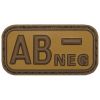 Nášivka 3D PVC AB- NEG pouštní