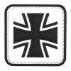 Nášivka GERMAN CROSS white velcro 3D PVC